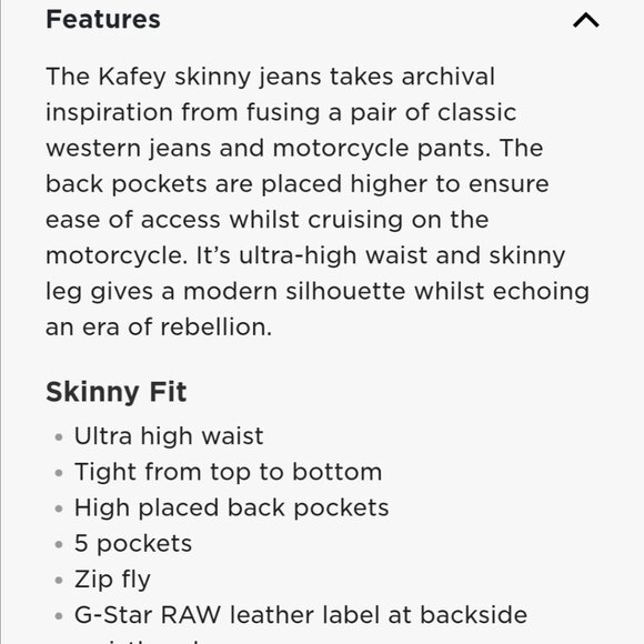 BNWT KAFEY ultra high skinny denim jeans size 25/32 - Picture 2 of 12